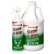 Hunters Specialties Scent-A-Way Fresh Earth Spray with Advanced Formula, 64 oz./12 oz. Combo