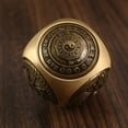 thumbnail image 3 of Brass Six Sided Shaped Decompression Spinning Hand Spinning Qiankun High End Gift, 3 of 3
