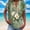#0092-Army Green, variant on Womens Short Sleeve Tops Summer V-Neck Tshirts Casual Pleated Blouse Dressy Loose Basic Tee