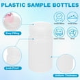 thumbnail image 3 of Uxcell 6Pcs Botellas de Reactivos Plásticas, 2.1oz Botellas de Muestra Química HDPE a Prueba de Fugas para Almacenamiento de Líquidos de Laboratorio, 3 of 6