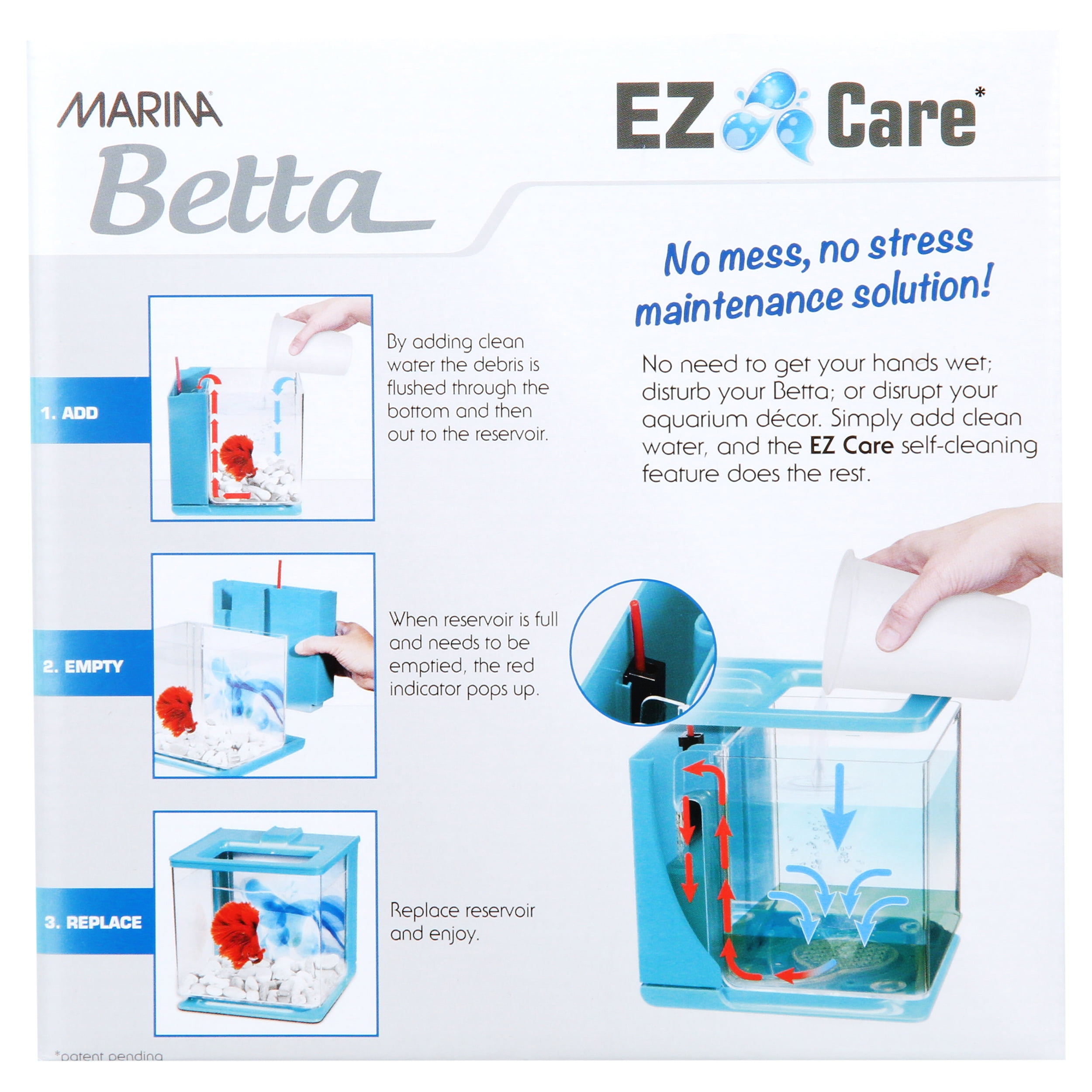 Self cleaning betta tank ez cheap care