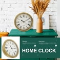 thumbnail image 2 of Shisuyan Vintage Wall Clock Safe Large Secret Jewelry Security Clocks Money Cash Jewelry Compartment Stash Box (Bronze), 2 of 8