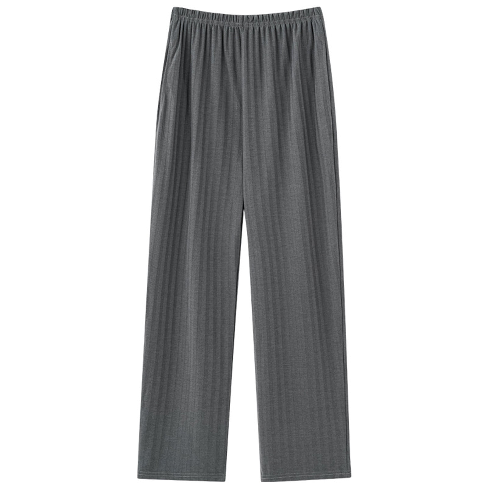 Pantalon D'Été Modal Léger Femme - Pantalon Long Taille Élastique Jambe Large Décontracté
