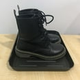 thumbnail image 2 of Black Boot Tray Mat Multi-Purpose Shoe Tray Mat For Plants Pet Food Bowls Boot And Shoes Drying Mat Indoor, 2 of 9