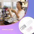 thumbnail image 4 of ZheElen Earrings Holder Multi Layer Ear Studs Hanging Rack Jewelry Organizer Stand Black, 4 of 6