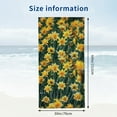 thumbnail image 2 of PHYHOO Yellow Spring Microfiber Sand Free Beach Towel Oversized Quick Dry Absorbent for Pool Swimming Bathroom Beach Towel 30x60in, 2 of 8