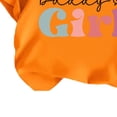thumbnail image 4 of Going Out Tops for Girls Crewneck Funny Cute Summer Graphic Tees Shirts Casual Short Sleeve Cotton Tshirts 3 Years, Orange, 4 of 6