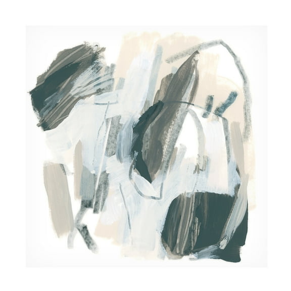 Canvas Wall Art - June Erica Vess 'Neutral Capacity II' Wall Art for Living Room, Bedroom, or Office Décor by Trademark Fine Art - 14 x 14 Inches