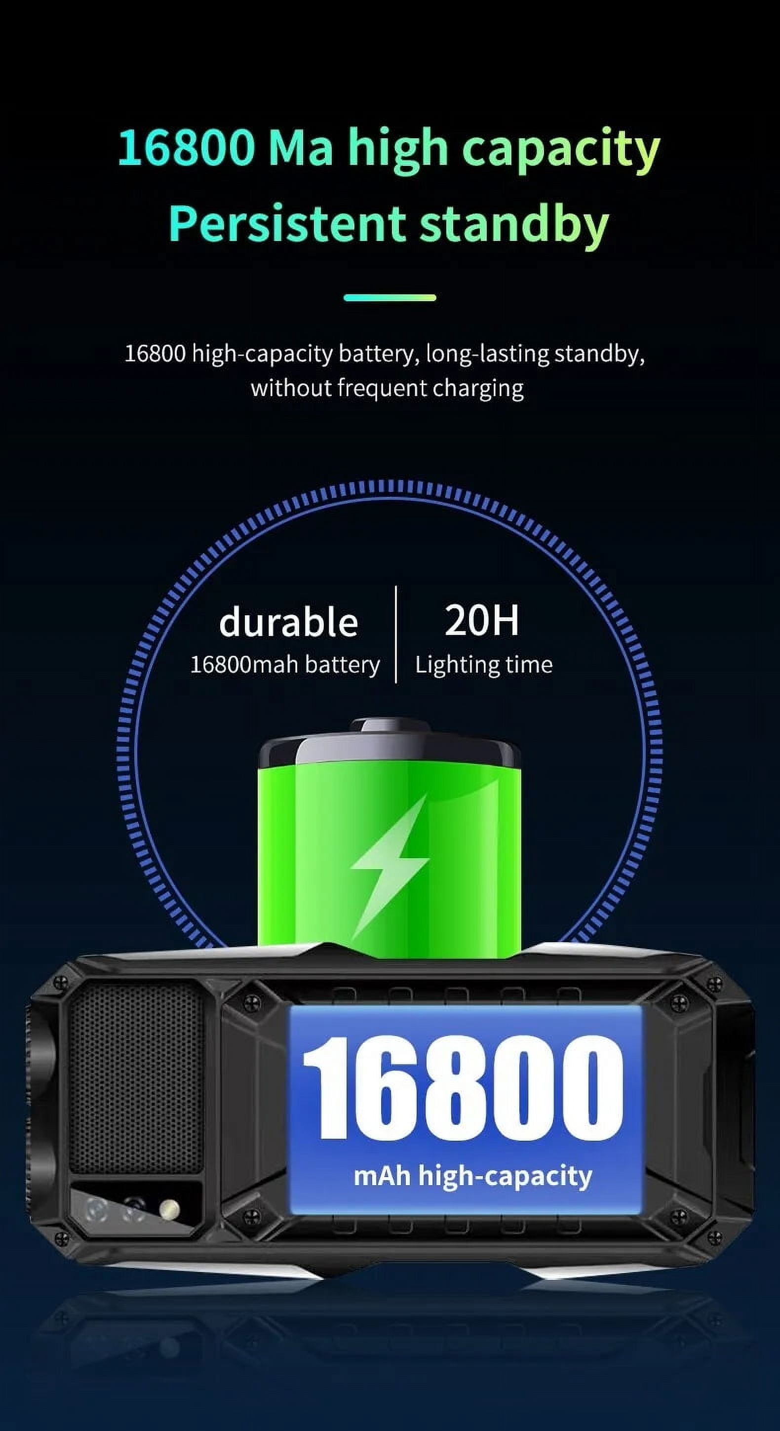 YEEMI Q8 GSM 2G Rugged Phone Big Battery Dual Flashlight 2.4inches HD Screen Dual SIM Mobile Phone Large Button Cellphone