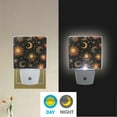 thumbnail image 2 of Yayeee LED Night Light for The Home Plug in With Light Sensors 2 Pack, Sun Moon and Stars Pattern, 2 of 6