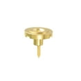 thumbnail image 3 of Unique Bargains Guitare String Retenue Guide Arbre Rond Fentes Guides Arbres Or avec Vis pour Guitare Basse, 3 of 5