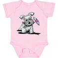 thumbnail image 3 of Inktastic Schnauzer with Heart Boys or Girls Baby Bodysuit, 3 of 5