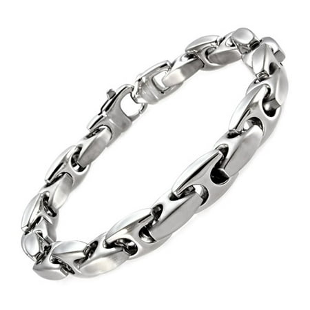 Stainless Steel Mariner Link Bracelet, 9"