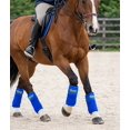 thumbnail image 3 of Horse Tack Grooming Leg Polo Wrap Set  of 4 Soft Fleece Blue Equine Care 95R12, 3 of 5