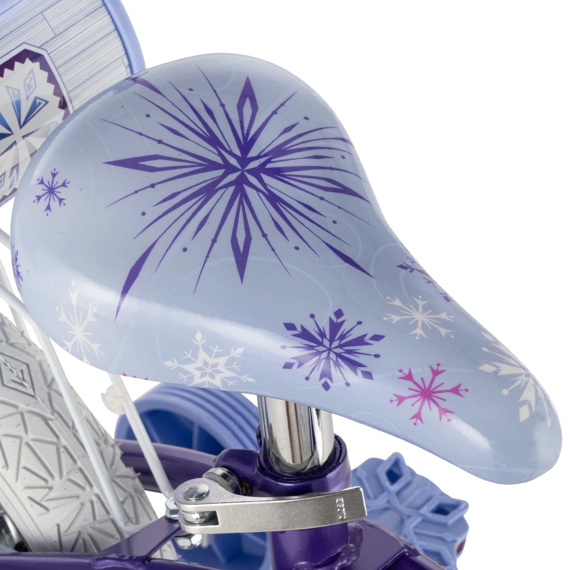 Huffy 12" Disney Frozen Kids' Bike, Fits Riders 37”-42”, Purple, Youth, Girl's