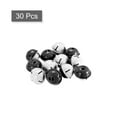 thumbnail image 3 of Jingle Bells, 40mm 30 Pack Carbon Steel Craft Bells with Star Cutouts for DIY, Christmas Decoration, Black/White, 3 of 6