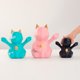 thumbnail image 4 of Escultura de Gato de Resina Geométrica Sunnimix Decoración del Hogar Rosa S, 4 of 8