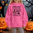 thumbnail image 2 of Mercatoo Girls Halloween Hoodie Cute Oversized Sweatshirts Funny Letter Print Pullover Comfy Tops Teen 𝐏reppy Clothes, 2 of 4