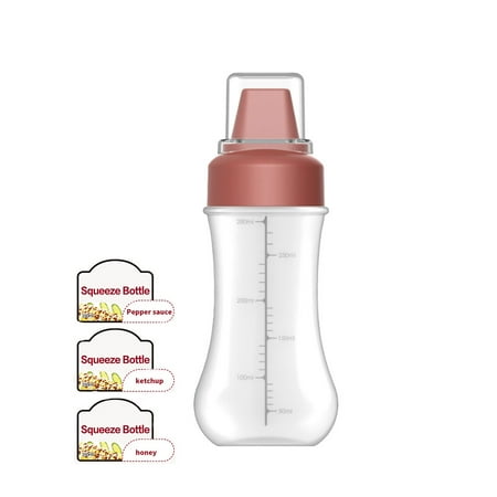 

Shuzyun Clearance Sale 350ML Food Container Kitchen Oil Condiment Dispenser Squeeze Sauce Bottle Jam