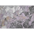 thumbnail image 2 of Addison Rugs Mayfield Premium Machine Washable Transitional Abstract Lavender Rectangle Rug, 1'8" x 2'6", 2 of 6
