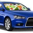 thumbnail image 4 of Fotbe Vegetables2 Car Windshield Sunshade | Sun Visor Protector Front Window Shade, Keeps Out UV Rays, Keeps Your Vehicle Cool-, 4 of 7