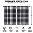 thumbnail image 2 of Blackout Kids Curtains,Blue Green Plaid Checkered Pattern Childrens Insulated Curtains Set Of 2,Bedroom Essentials,Toddler Room Decor 42"x63", 2 of 5
