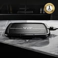 thumbnail image 6 of OVENTE Electric Griddle with 16 x 10 Inch Flat Non-Stick Cooking Surface, Removable and Adjustable Temperature Control, Indoor Grill for Instant Breakfast, Pancakes, Eggs or Burgers, Black GD1610B, 6 of 7