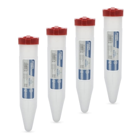 Portable First Aid Transportable Sharps Container with Locking Mechanism by Medical Sales Supply (Pack of 4)