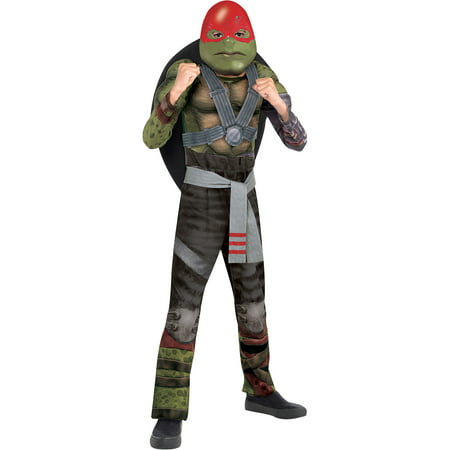 Amscan Teenage Mutant Ninja Turtles 2 Raphael Halloween Muscle Costume for Boys, Small, with Included