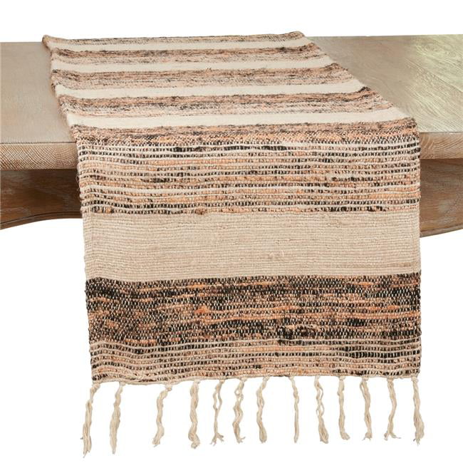 Details about    Threshold Extended Length Table Runner Natural 108"x14" 
