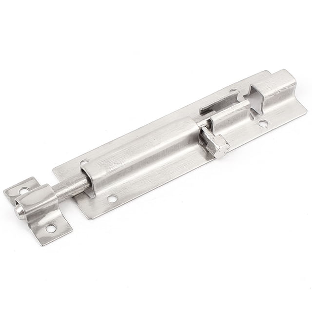 Ofertas Únicas Pestillo deslizante de acero inoxidable de 100 mm x 27 mm para puerta