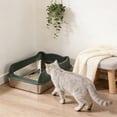 thumbnail image 6 of 16 In Extra Largestainless Steel Litter Box,Cat Litter Box,Large Litter Box,Enclosed Litter Box,Metal Litter Box For Big And Multi Cats,Non-Sticky, Anti-Leakage, Easy To Clean, 6 of 7