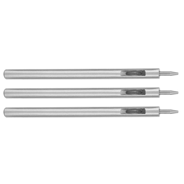 Herramienta de perforación para bricolaje, 3 piezas, perforadora de agujeros redondos, herramientas para artesanía en cuero, herramienta de perforación de cinturón, diseño de última generación