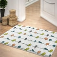 thumbnail image 2 of Bird Bathroom Rug Mat, Colorful Type of Birds Sitting and Chirping on Wires Musical Minimalist Non-Slip Bath Carpet, Bird Extra Soft and Absorbent Bath Rugs(19"X31"), 2 of 3