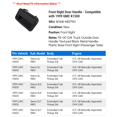 thumbnail image 2 of Front Right Door Handle - Compatible with 1999 GMC K1500, 2 of 2