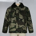 thumbnail image 6 of Xunlbb Winter Jackets for Men, Men Winter Casual Camouflage Zipper Pockets Hoodless Long Sleeve Cardigan Coat Parkas M-XL, 6 of 9