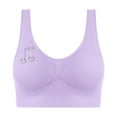 thumbnail image 6 of Fsgntruao Sports Bras for Women Plus Size No Underwire Push Up Bra Seamless Wireless Bralettes Ladies Traceless Comfortable No Steel Ring Breathable Gathering Underwear Everyday Bras, 6 of 8