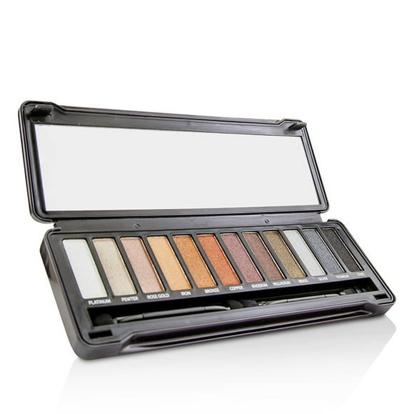 Paleta de sombras de ojos BYS Metals con 12 sombras de ojos y 2 aplicadores