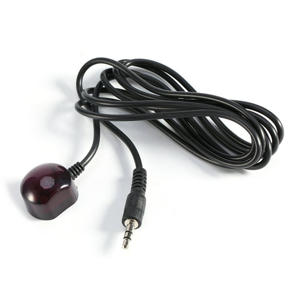 Cable Extensor De IR, Receptor De Control Remoto Infrarrojo De 3.5 Mm Con Cable De 1.5 Metros Y Respaldo Adhesivo Para Configuración De Equipos AV Y Decodificadores