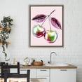 thumbnail image 2 of Stupell Industries Chromatic Cherries on Pink Brown Framed Floater Canvas Wall Art design by Lil' Rue, 31 x 25, 2 of 9