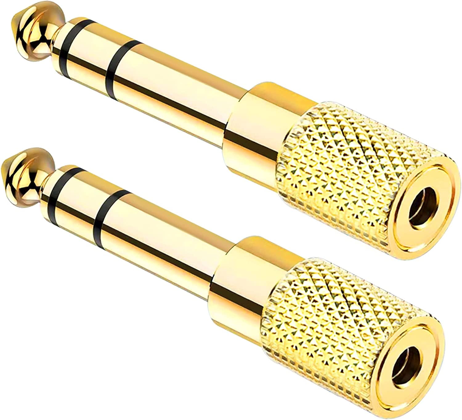 1/4 to 3.5mm Adapter, 1/8"(3.5mm) Female to 1/4"(6.35mm) Male Adapter