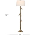 thumbnail image 2 of Currey And Company 8000-0150 Piaf 70" Tall Torchiere Floor Lamp - Brass, 2 of 6