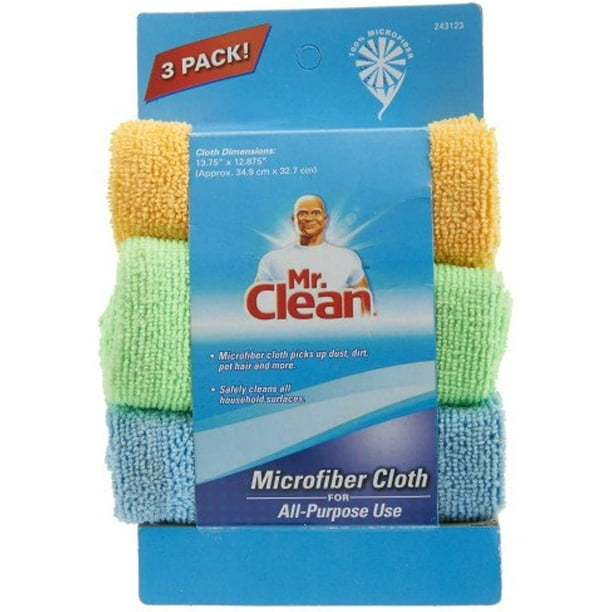 Mr. Clean Microfiber Cloths 3Pk
