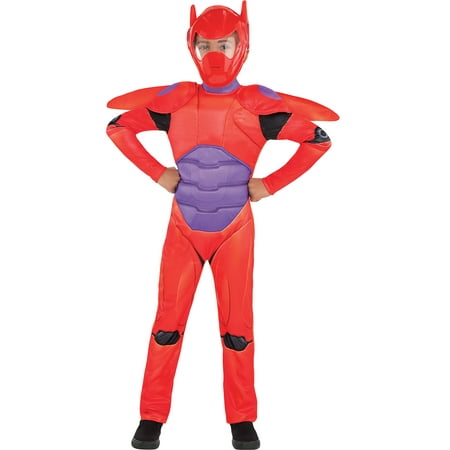 Suit Yourself Big Hero 6 Red Baymax Costume for Boys, Includes a Jumpsuit, a Mask, Shoulder Pads, and