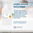 thumbnail image 5 of Lab Alley Hydrogen Peroxide Chemical Solution, 10% Food Grade, Pack of 4 x 4 Liter Bottles, 5 of 6