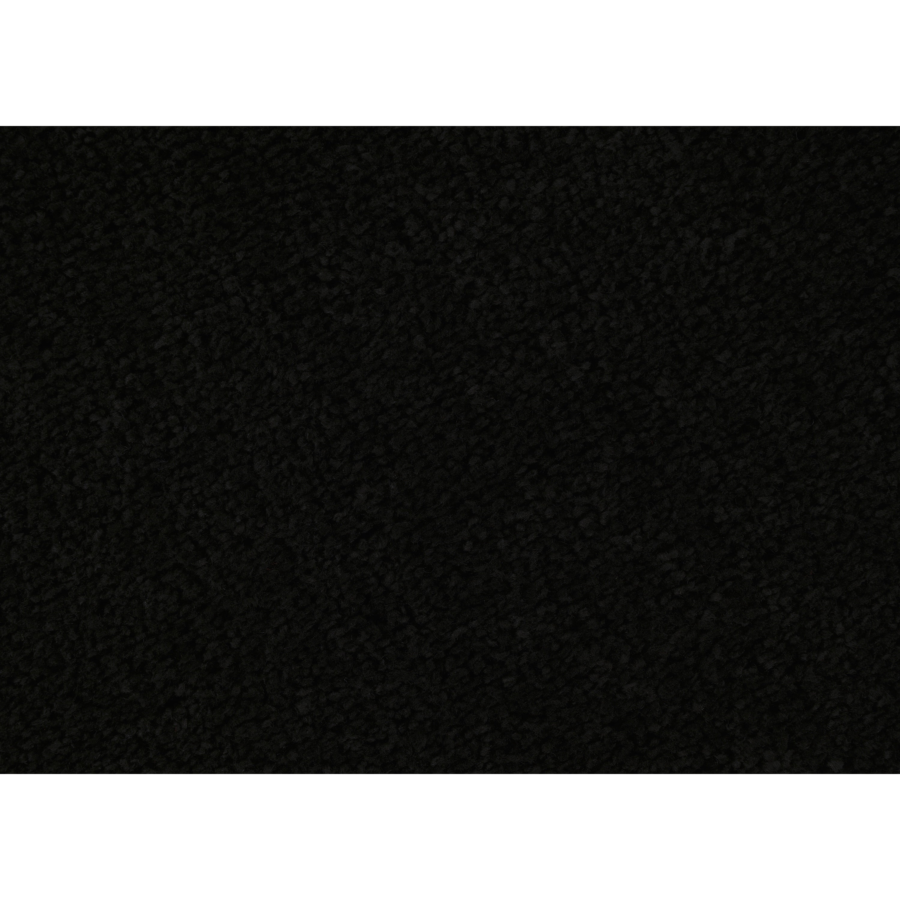 Garland Rug Palmer Plush Washable Black Indoor Area Rug, 3' x 5'