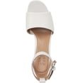 thumbnail image 4 of Naturalizer Womens Pearlyn Platform Sandal Warm White Leather 8M, 4 of 5