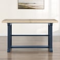 thumbnail image 2 of Steve Silver Darcy Deep Blue Extendable Counter Height Dining Table, 2 of 10