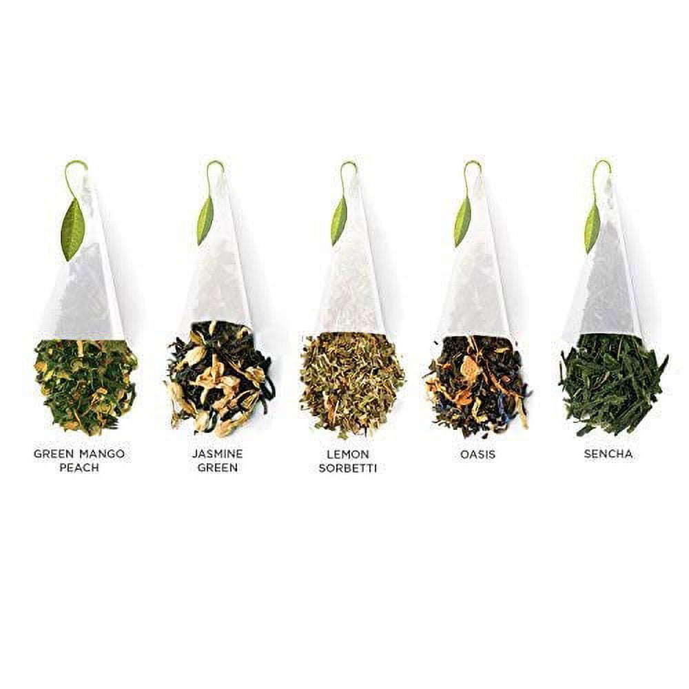 Tea Forte Green Tea Assortment Tea Infusers 10 Count