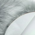 thumbnail image 4 of TIELUTT Soft Sheepskin Rug Chair Cover Wool Warm Hairy Carpet Seat Twin Throw Blanket Large Carpet for Living Room Lightweight Blanket Throw Dorm Room Rugs Ruffle Throw Blanket, 4 of 6
